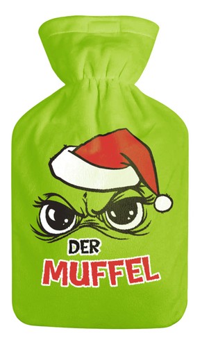 Wärmflasche der muffel - wärmflasche, muffel"