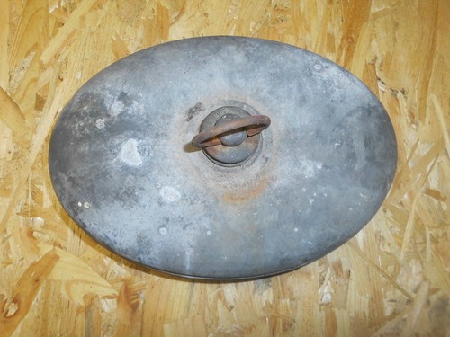 Alte verzinkte bettflasche - alte,