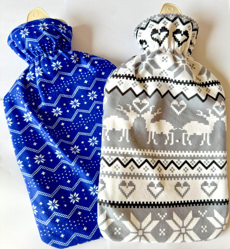 Wärmflasche mit bezug - wärmflasche,