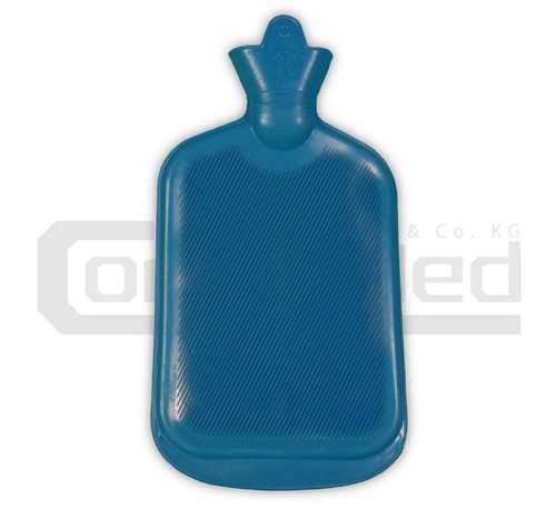 Wärmflasche blau - wärmflasche, l