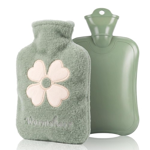 Wärmflasche mit bezug - wärmflasche,