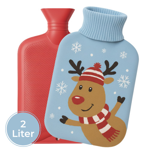 Wärmflasche mit bezug - mit, 2l