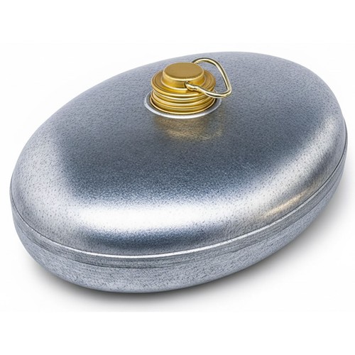 Wärmflasche aus metall - aus, zink