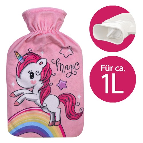 Wärmflasche mit einhorn - wärmflasche,