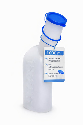 Urinflasche männer mit - männer, 1l